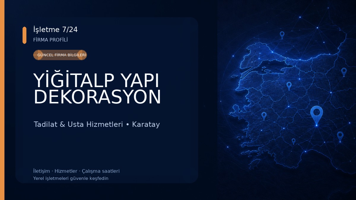YİĞİTALP YAPI DEKORASYON Tadilat & Usta Hizmetleri