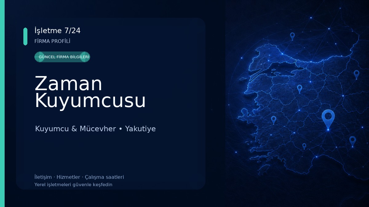 Zaman Kuyumcusu Kuyumcu & Mücevher