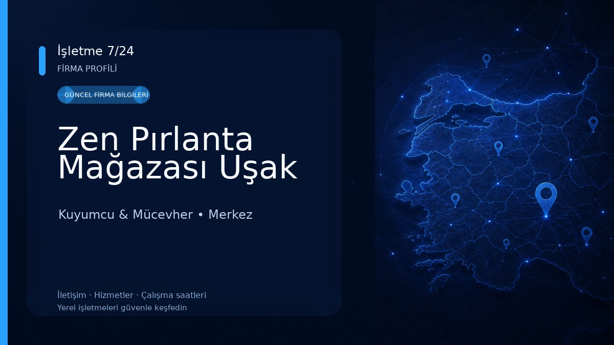 Zen Pırlanta Mağazası Uşak Kuyumcu & Mücevher
